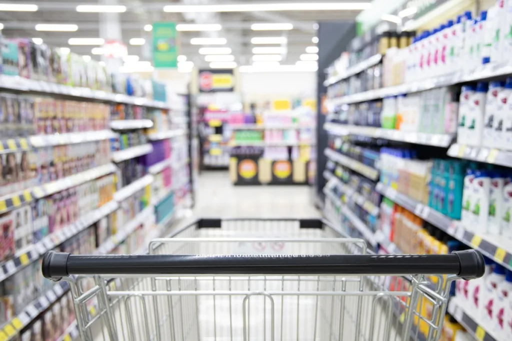 Como fazer compras no supermercado.